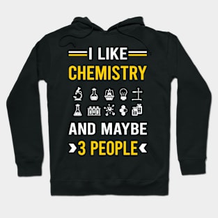 3 People Chemistry Chemical Chemist Hoodie